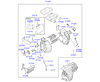 hyundai 97971B11 Климатическая установка - отопитель и испаритель