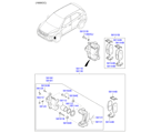 hyundai 5858111 Тормозной механизм переднего колеса (01/02)