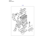 hyundai 2020111 Подрамник двигателя в сборе (01/03)