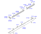 hyundai 8687711 молдинг кузова боковой