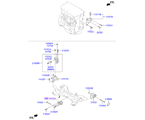 kia 20216A21 Подвеска двигателя и коробки передач