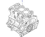 kia 20202A11 Короткоходный двигатель в сборе