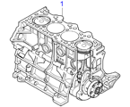 kia 20202B11 Короткоходный двигатель в сборе