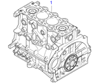 kia 20202E11 Короткоходный двигатель в сборе