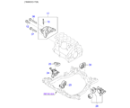 kia 2021614 Подвеска двигателя и коробки передач (04/04)