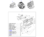 kia 1000B11 Короткоходный двигатель и комплект прокладок