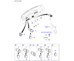 kia 6610A12 Переключатели и выключатели приборной панели (02/03)