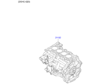 kia 20202A12 Короткоходный двигатель в сборе (02/02)