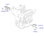 kia 20216A11 Подвеска двигателя и коробки передач (01/02)