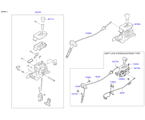 kia 4343912 SHIFT LEVER CONTROL (ATM) (02/02)