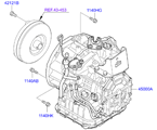 kia 4345011 TRANSAXLE ASSY-AUTO