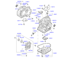 kia 4345211 AUTO TRANSMISSION CASE (01/02)