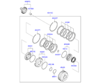 kia 4345412 TRANSAXLE CLUTCH-AUTO (02/02)