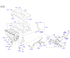 kia 28283C11 коллектор выпускной двигателя (01/02)