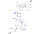 kia 20216A11 Подвеска двигателя и коробки передач