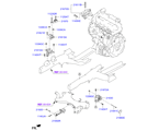 kia 20216B11 Подвеска двигателя и коробки передач