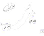 kia 8181511 Крышка люка горловины топливного бака