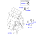 kia 9797113 Климатическая установка - отопитель и испаритель (03/03)