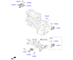 kia 20216B11 Подвеска двигателя и коробки передач