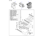 kia 100011 Короткоходный двигатель и комплект прокладок (01/02)