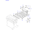 kia 130011 коллектор выпускной двигателя (01/02)