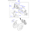 kia 5858311 тормозной механизм заднего колеса (01/02)