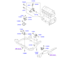 kia 20216D11 Подвеска двигателя и коробки передач