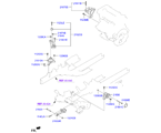 kia 20216C11 Подвеска двигателя и коробки передач