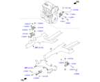 kia 20216E11 Подвеска двигателя и коробки передач