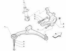 lancia  SWING ARMS AND MOUNTINGS