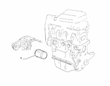 lancia  OIL FILTER AND SUCTION SPOUT