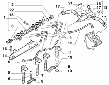 lancia  HYDRAULIC COUNTER AND INJECTORS