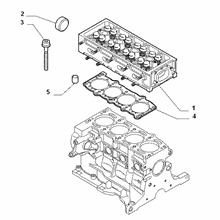 lancia  CYLINDER HEAD AND GASKETS