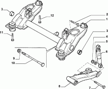 lancia  ЗАДНИЕ ПОДВЕСКИ