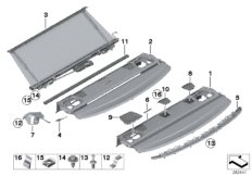mini 51_A218 полка за задним сиденьем
