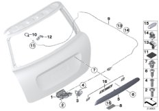 mini 41_1770 Багажная дверь/система запирания