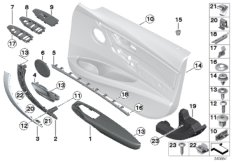 mini 51_8523 Доп.элементы обшивки передней двери