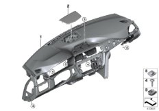 mini 51_7010 облицовка панели приборов