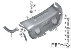 mini 51_8647 облицовка багажной двери