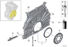 mini 11_7154 Крышка блока ГРМ