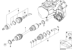 mini 31_0621 Приводной вал колеса Л Пд