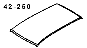 mitsubishi 250 КРЫША
 & КРЫШКА