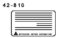 mitsubishi 810 ПОДОШВА & ЩИТОК
