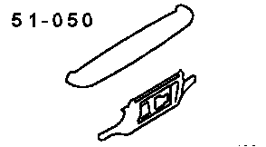 mitsubishi 050 REAR GARNISH & ВЫПУКЛОЕ УКРАШЕНИЕ