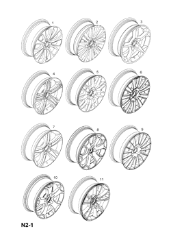 opel 3 ДОРОЖНЫЕ КОЛЕСА (ПРОДОЛЖ.)