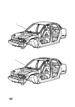 Каркас кузова автомобиля