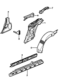 porsche 801060 Side part