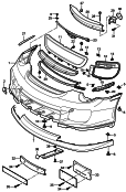 porsche 802002 bumper