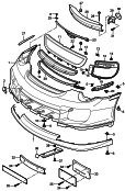porsche 802002 Бампер