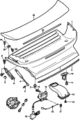 porsche 803009 Cover. and. Rear spoiler